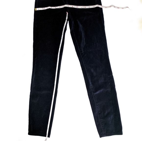J. Crew Toothpick Velvet Jeans Navy - Picture 9 of 9
